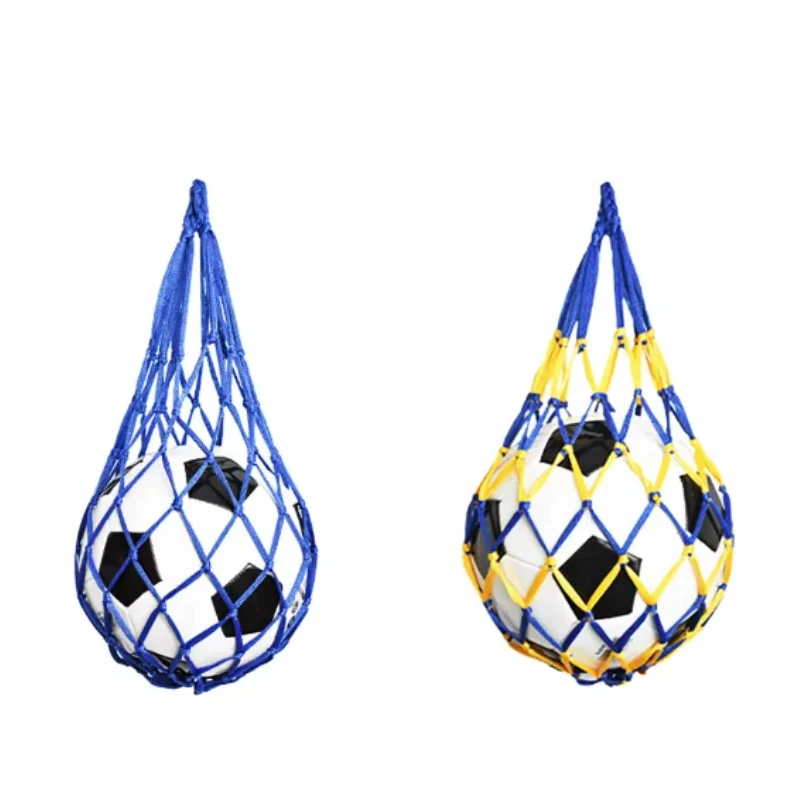 

1PC ball net bag basketball tote bag youth football net outdoor sports nylon mesh storage ball type thickened net bag