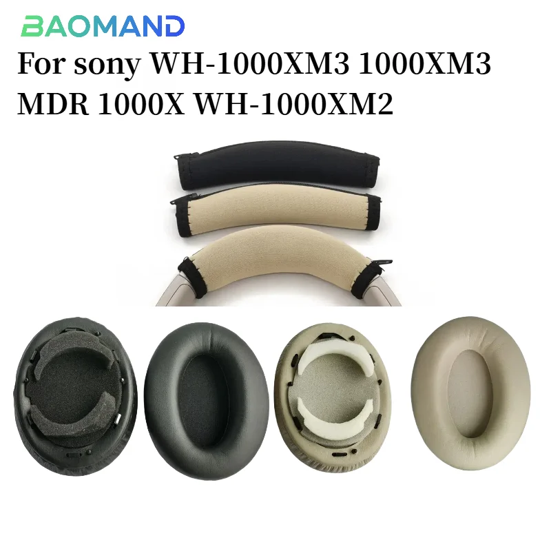 

1 Pair Replacement Foam Ear Pads Pillow Cushion Cover for sony WH-1000XM3 1000XM3 MDR 1000X WH-1000XM2 Headphone Headset