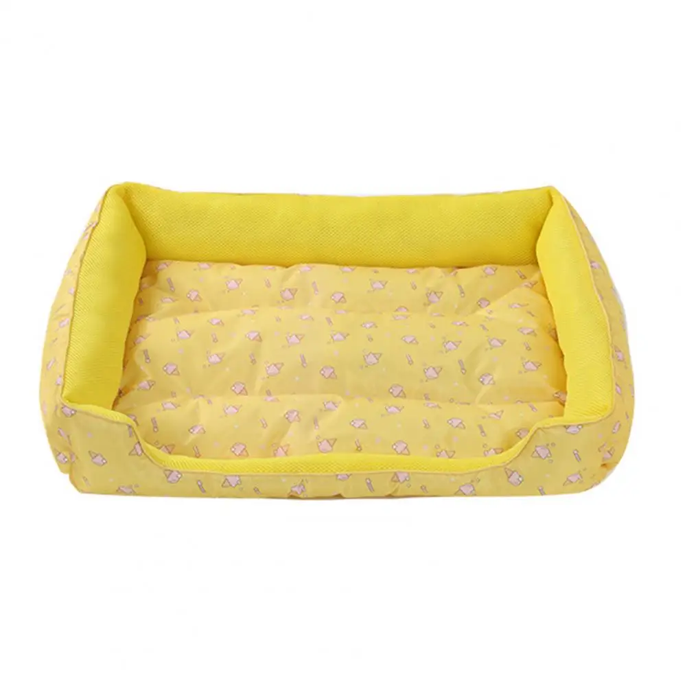 

Dog Bed Ice Pad Washable Summer Sleeping Cool Ice Silk Bed Puppy Nest