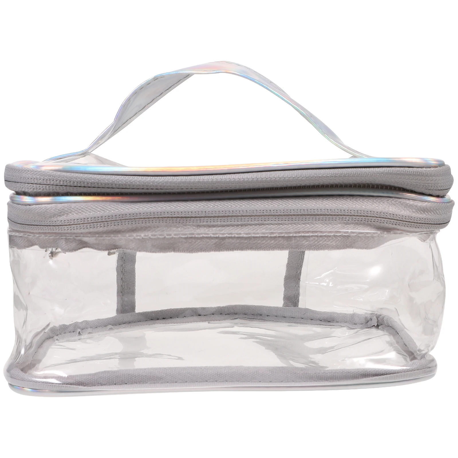 

Clear Bag Large Storage Container Travel Makeup Waterproof Toiletry PU Woman Personal Wash Bags Portable