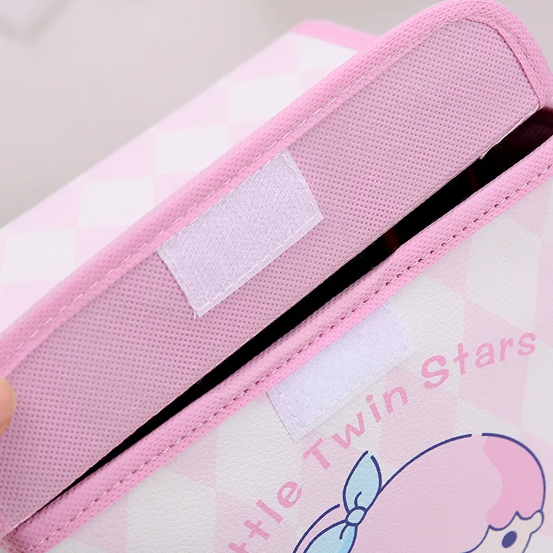 Anime Sanrio Cinnamoroll Kuromi My Melody Cute Cosmetic Organizer Cartoon Desktop Clutter Box compleanno regalo di natale per amico