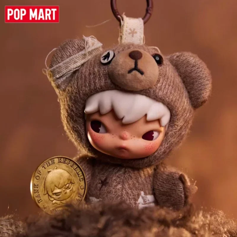 POP MART Hirono Road Journal Series Plush Doll Pendant Mystery Box Genuine Blind Box Guess Toys Bag Anime Figure Desktop