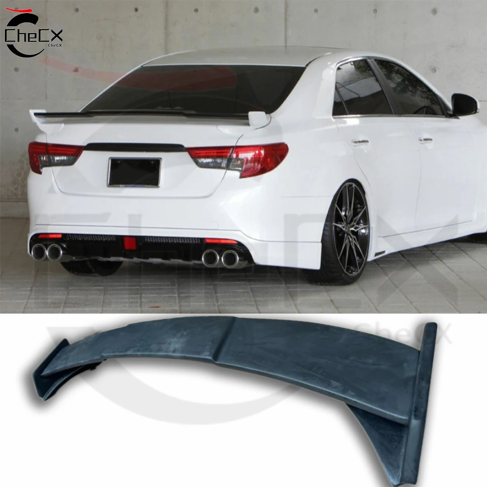 

Suitable For 2010-2018 Toyota Reiz Models High-Quality Fiberglass Material Rear Spoiler Trunk Lid Black Spoiler Tail Wing