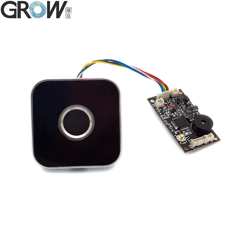 GROW 4*AA Battery or DC3.7V-6.5V Motor Output KS200 Fingerprint Access Control Board For Door Lock Hotel Office +R502-AW