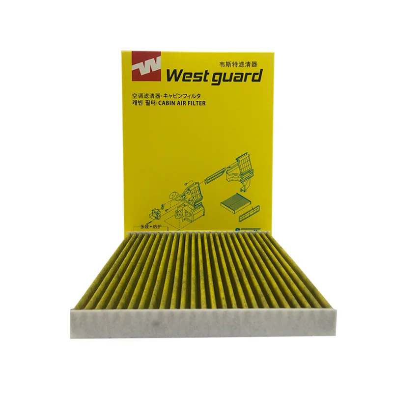 WESTGUARD Activated Carbon Cabin Filter For Hyundai SPORTAGE 2 SPORTAGE 3 SL IONIQ 2016- ix35 2010- 971332E250 CUK24004 MK5290P