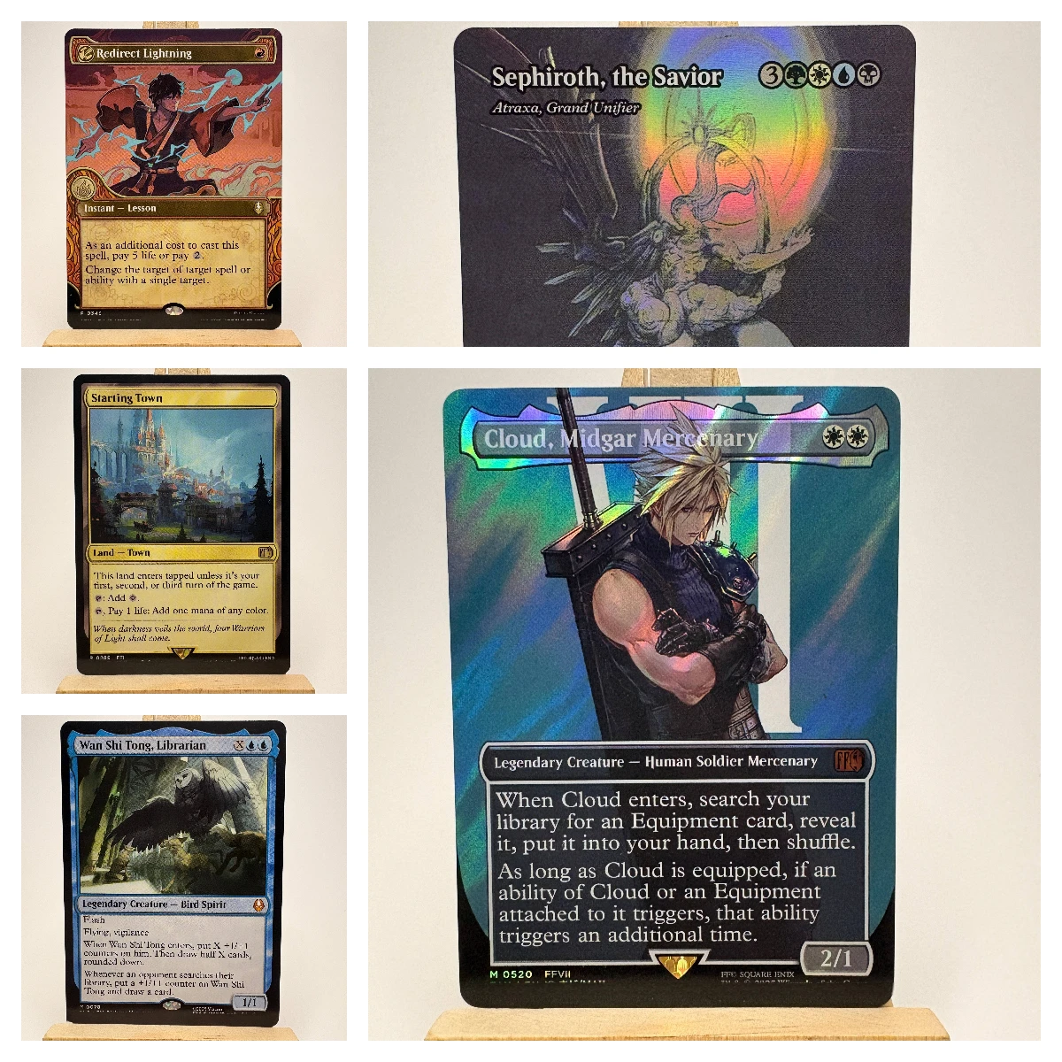 Tarjetas Proxy Mágicas de Crossovers y Arte Alternativo Especial: Badgermole, Cub Buster Sword, Ocelot Pride, German Black Core Cardstock