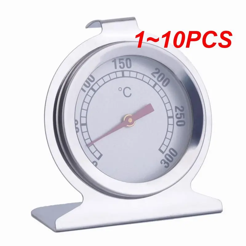 1~10PCS Stainless Oven Thermometer Mini Dial Stand Up Temperature Gauge High Temperature Resistant Food Grill Cooking Kitchen