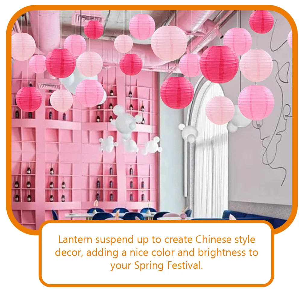 

12pcs Paper Folding Lanterns Set Multicolor Round Hanging Decorative Festival Party Garden Indoor Chinese Lanterns Lighting