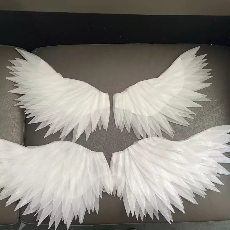 Electric Openable Angel Wings Bouquet Decor Pearl Cotton Valentine DIY Handcraft Material Pack Flower Ornament Supplies