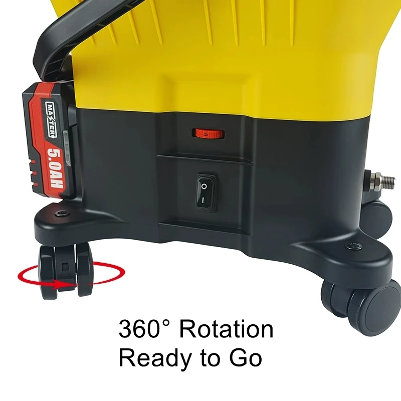Paint latex paint high-pressure airless spraying machine, lithium battery charging airless power can spray paint machine