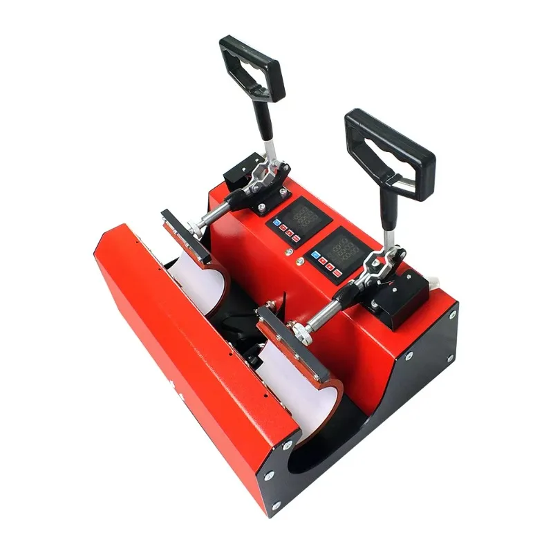 BY-012F عالية الكفاءة 2 في 1 القدح التسامي آلة الصحافة نقل الحرارة مع الصحافة الحرارة صبغ التسامي