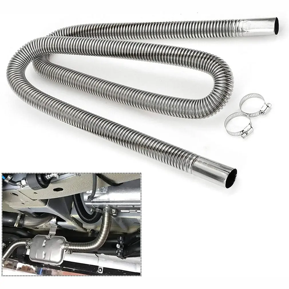 

25mm Locking Pipe Air Diesel Parking Heater Exhaust Pipes Connector With Clamp Diesels Heaters Accessory