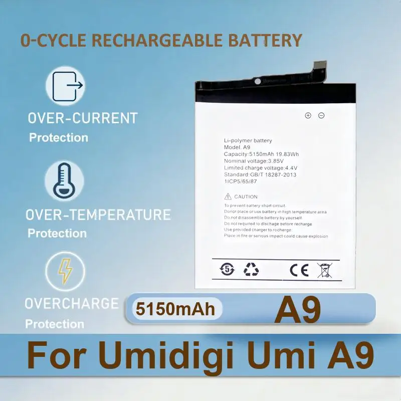 Battery For Umidigi Umi A11 BISON GT2 Pro 5G A7S F2 F1 Play S3 A9 One A1 A3 X S5 A5 A5Pro Max A7 power 3 GT 6.67 inch A13 Z2 S2