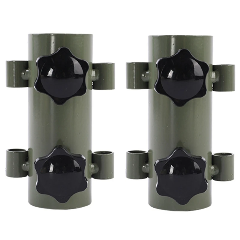 

DW-2-Piece Set of Awning Pole Fixed Tube Windproof Adjustable Outdoor Camping Tent Support Pole