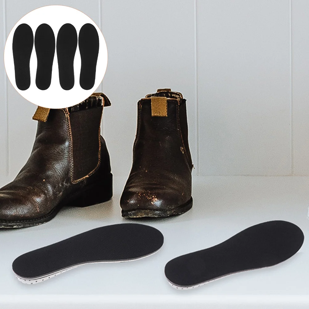 

2 Pairs Height Increase Heel Insoles Invisible Breathable Shoe Pads Sweat-Absorbing Comfortable Half Shoe Lifts Inserts For