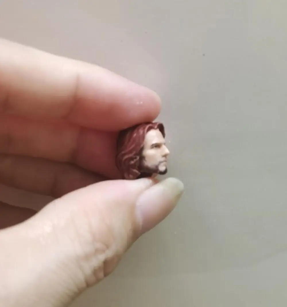 Cabeça em escala 1/18 escultura Tom Cruise modelo masculino PVC adequado para boneco de corpo de figura de ação de 3,75 polegadas