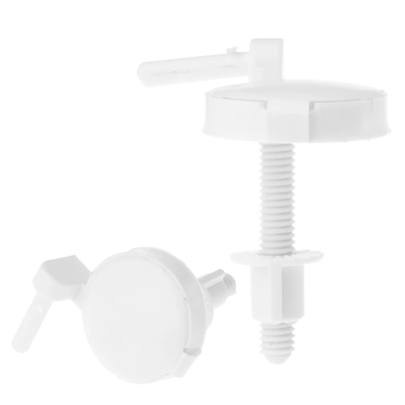 2pcs Plastic Toilet for Seat Screws Fixings Fit Toilet Seats Hinges Repair Tools Drop Shipping