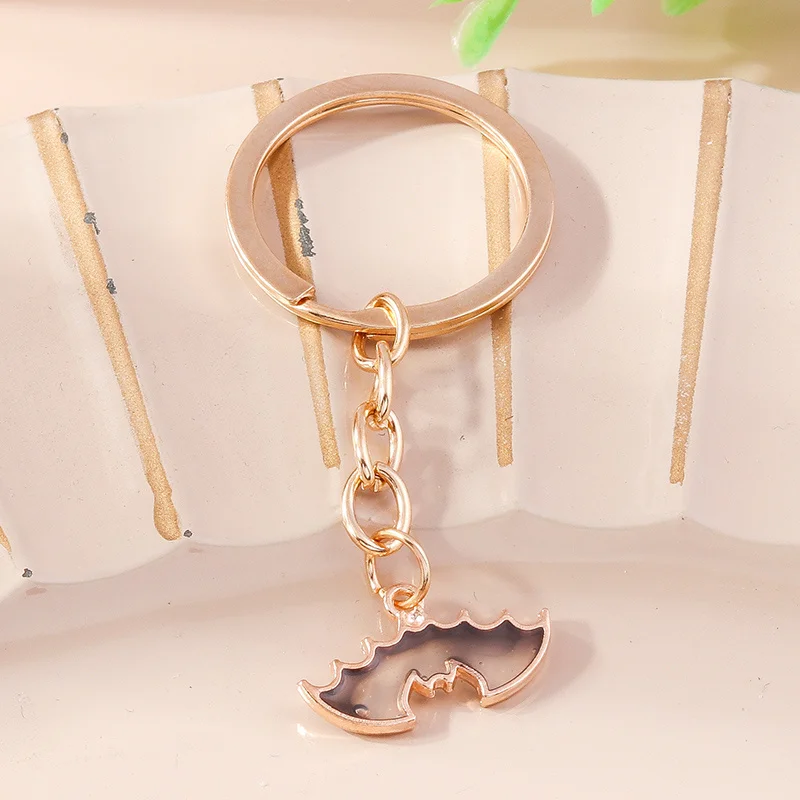 Aihua Mode Halloween Schlüsselanhänger Emaille Gruseliger Geisterhut Kürbis Schlüsselanhänger für Frauen Halloween Nacht Schmuck – Detail 9