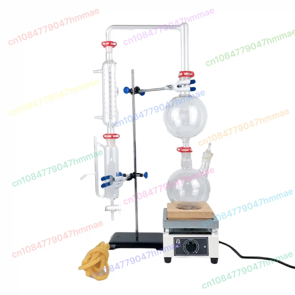 Zestaw do destylacji olejków eterycznych, szklany separator, urządzenie do ekstrakcji, destylator wody, 2000 ml