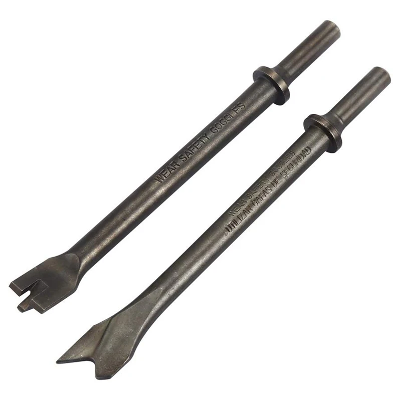 Kit di strumenti per punte a scalpello pneumatico per martello pneumatico per levigatura resistente da 6 pezzi