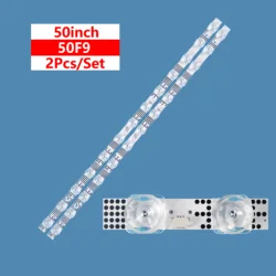 TV LED bar MPEG GIC50LB45_3030F2.1D_V1.1 50D2006V2W 4C-LB5013-ZM04J for T C L 50L8 TV LED backlight 494MM 13LED