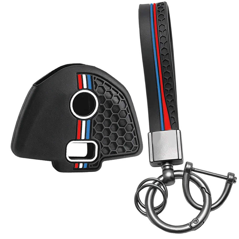 For BMW G310R G310GS F750GS F850GS R1200GS R1200RT R1200R S1000RR Silicone Motorcycle Key Fob Cover