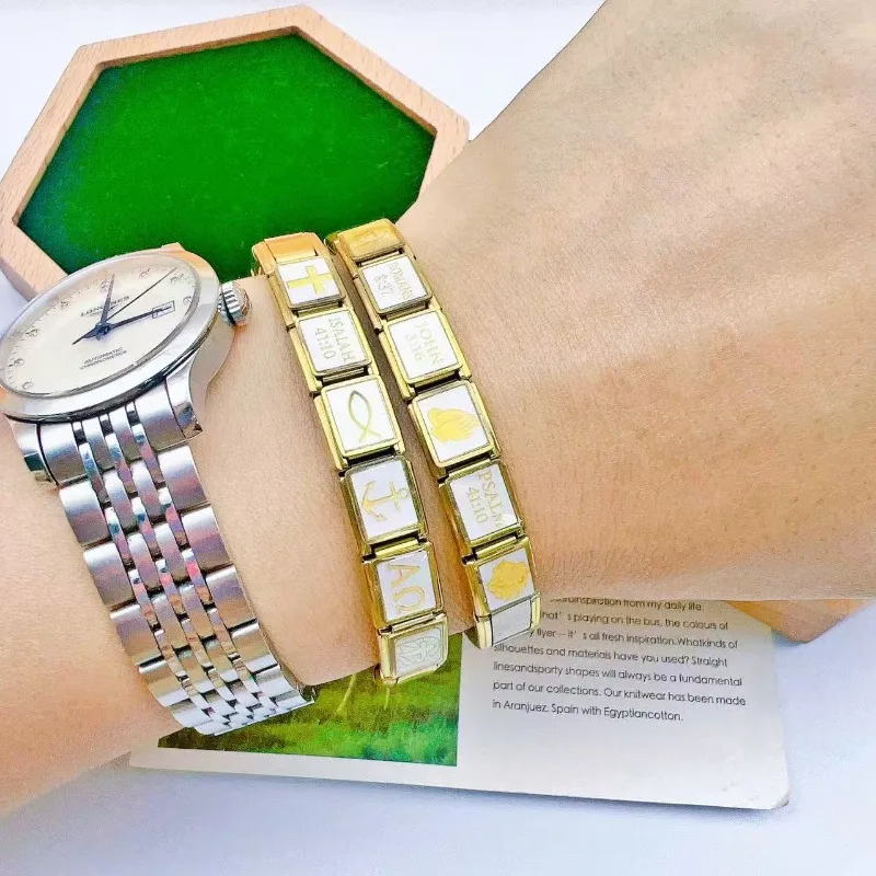 سوار سحر إيطالي من الفولاذ المقاوم للصدأ بتصميم السيد المسيح الجديد 2025 برابط 9 ملم هدايا مجوهرات للرجال والنساء يدوي الصنع - 5