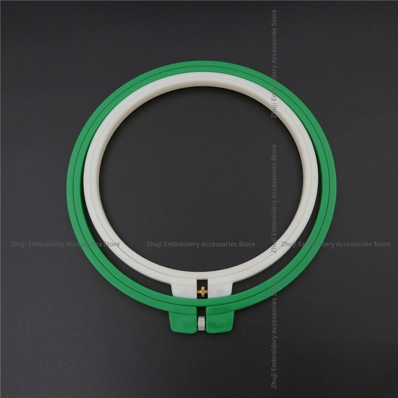 1PCS Flower Stretch Frame Stand Taboret White and Green plastic ring for Tajima Barudan Swf Feiya Zsk Happy Domestic Embroidery