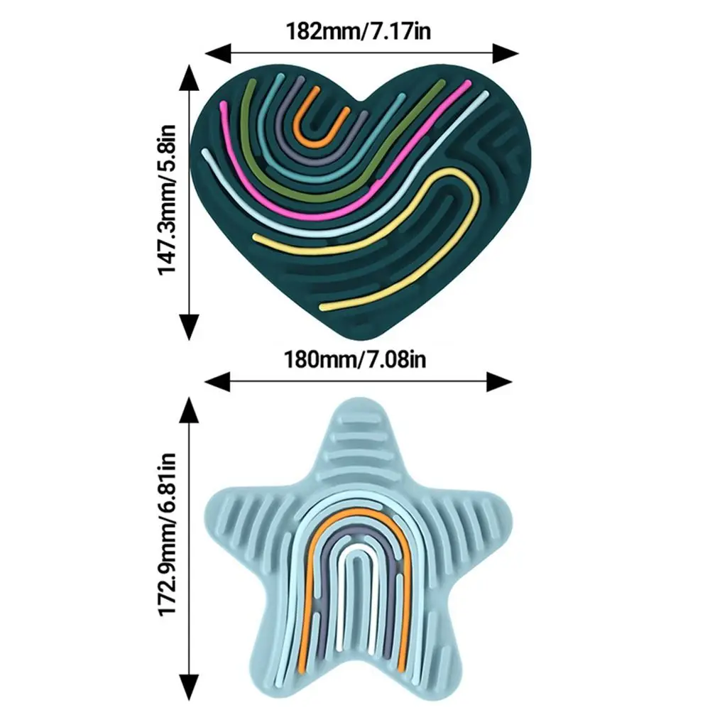 Creative Silicone Sensory Board Calming Relax Decompression Toys Includes 11 Ropes Double-Sided Design Sensory Activity Board