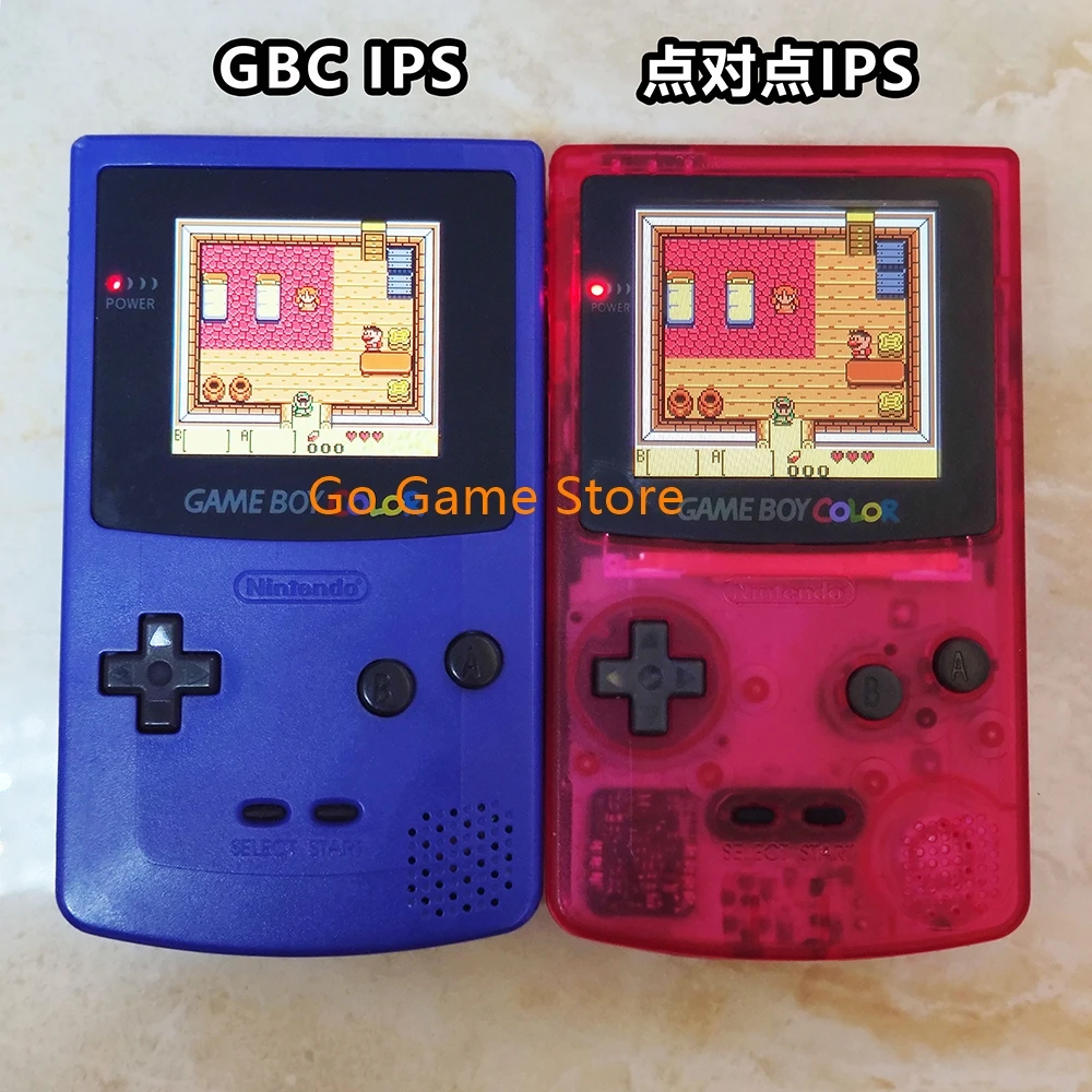 1set For Gameboy Color GBC RETRO PIXEL IPS Display LCD SCREEN KIT V2.0 High Light Backlight Display Panel and Lens Adjustable