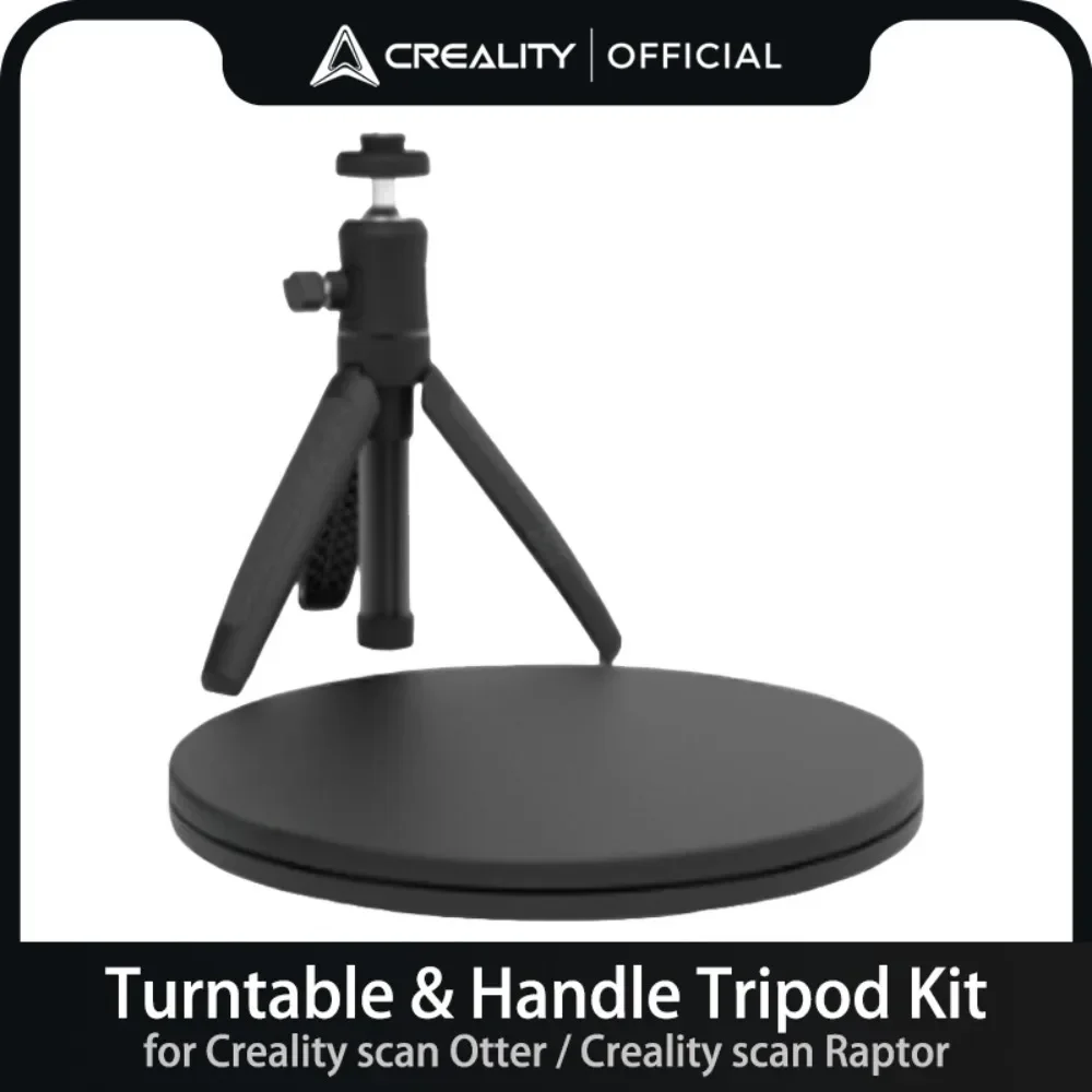 Original Creality 3D Scanner Manually Operated Turntable & Handle Tripod Kit for CR-Scan Otter /Raptor 3D Scanner Accessories