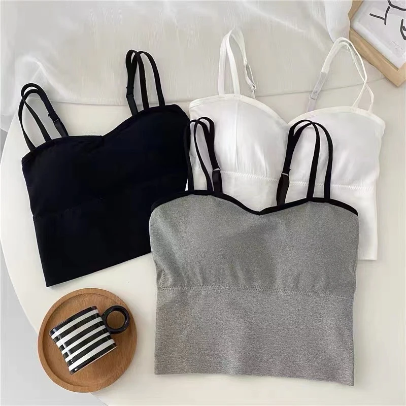 Women Tops Sexy Solid Color Top Fashion Sports Comfort Tank Up New Spring And Autumn Ourdoor Top Lingerie image 3