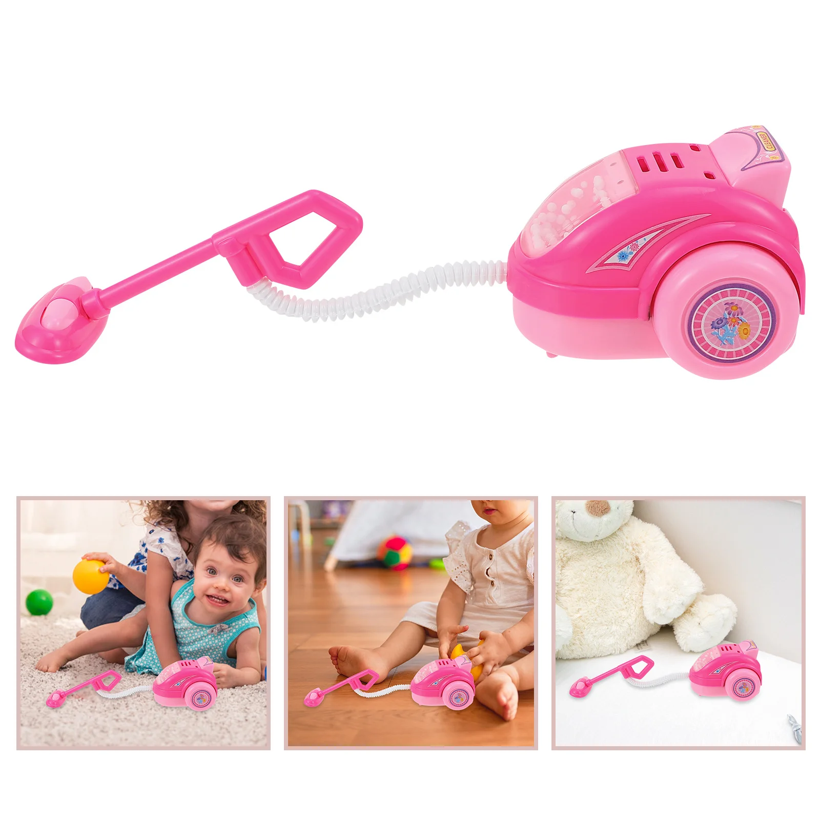 

1Pcs Creative Vacuum Cleaner Simulation Mini Dust Catcher Plastic Home Appliance Kids Educational Plaything Cleaner Plaything
