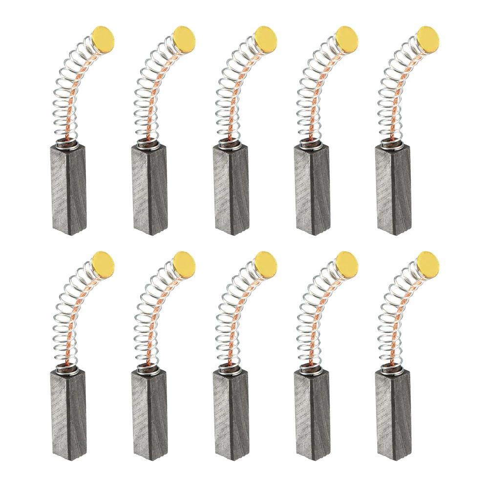 Replacement Carbon Brushes 10pcs for Electric Motors 20mm x 6mm x 6mm Suitable for Various Power Tools and Motor Repairs