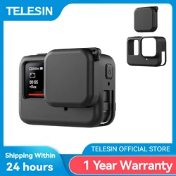 TELESIN Soft Silicone Case For Insta360 Ace Lens Cap Camera Drop Proof Protective Case For Insta360 Ace Accessories