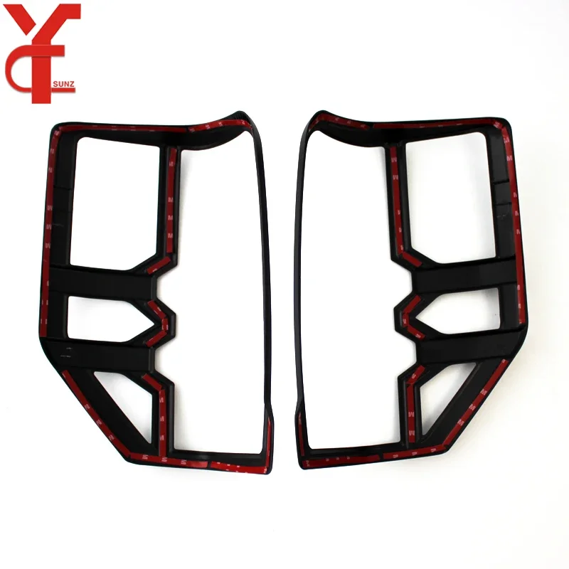 Taillights Cover For Mitsubishi L200 Triton 2019 2020 2021 2022 Ram 1200 Strada Strakar Barbarian Rear Lamp Hoods Accessories