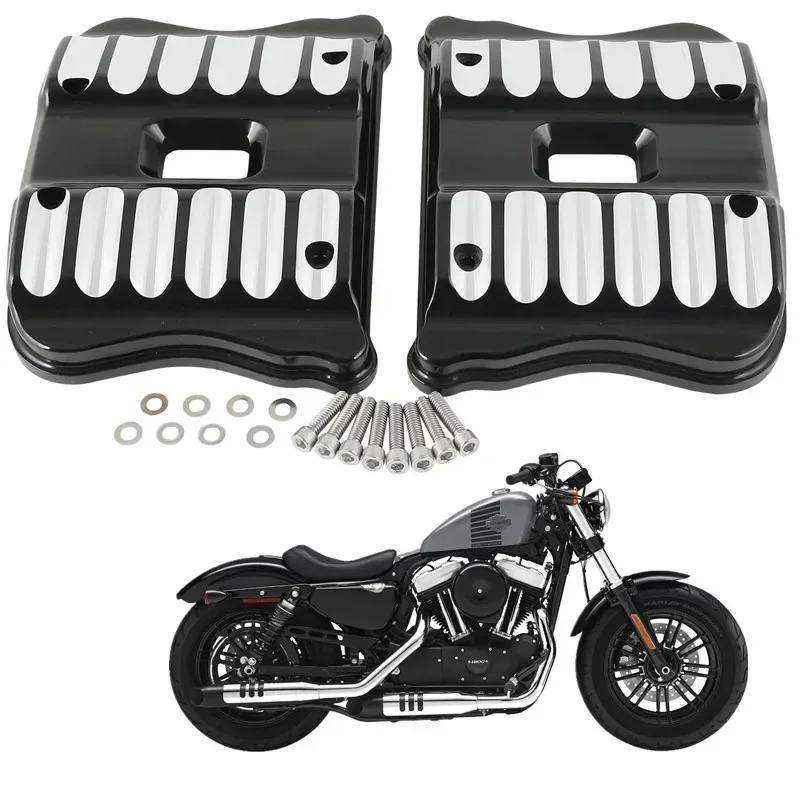 For Harley Sportster Seventy Two Custom XL 1200 883 2004-2017 Forty Eight Motorcycle Acsessories Rocker Box Covers Motorbike