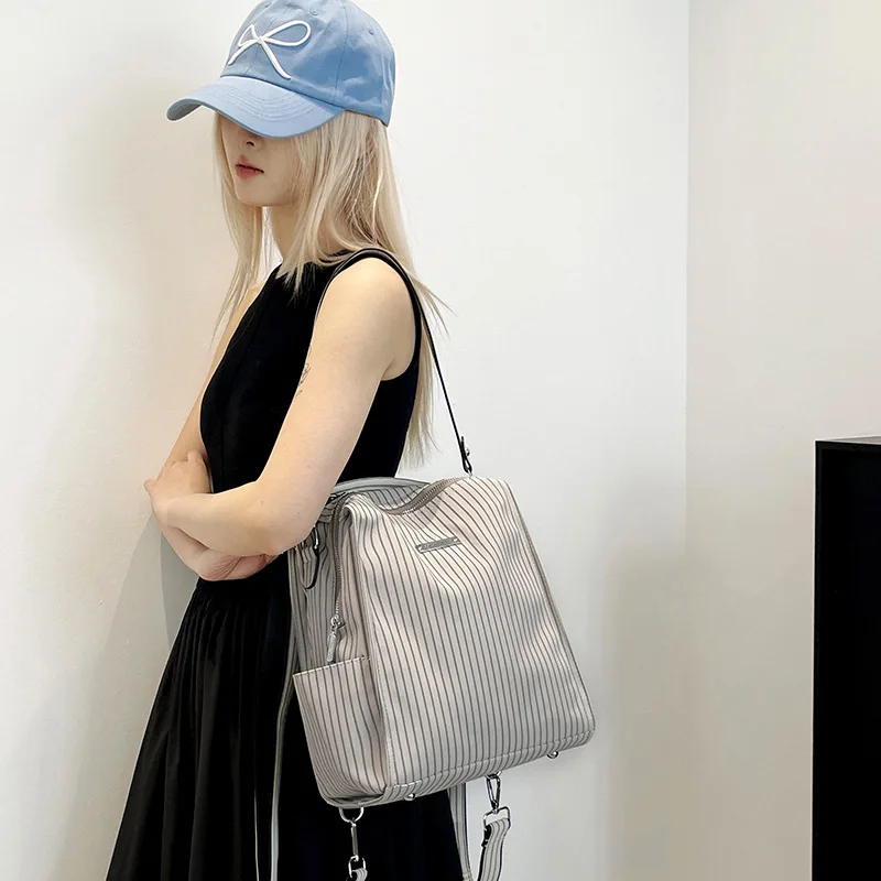 New ins fashion niche backpack single shoulder portable messenger versatile multifunctional backpack