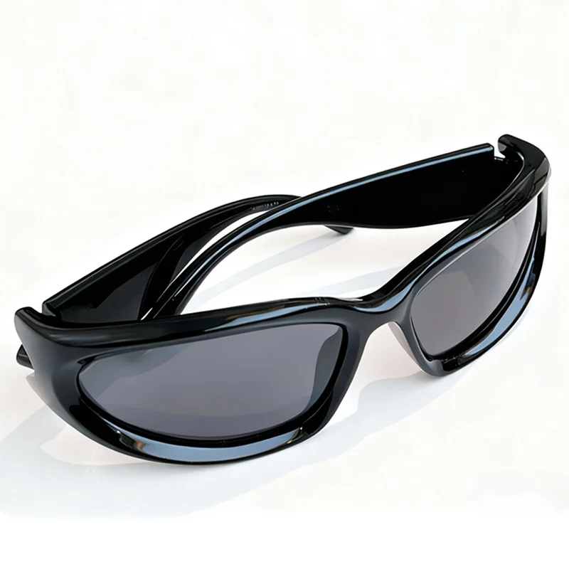 

New Kyliie Jenner-inspired Y2K Sunglasses UV400 for Women Futuristic Tech Vibe, High-Grade Trendy Model UV Protection Goggles fu