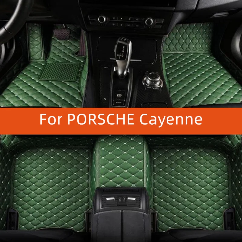 

Custom Leather Car Floor Mat For PORSCHE Cayenne 2020 2021 2022 2023 2024 2025 2026 2027 Car Mat Interior Accessories