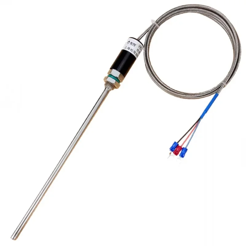 Pt100 Temperatursensor Platin Widerstand WZP-187 Wasserdichter Temperatursonde K/E Typ Thermoelement Temperaturleiste