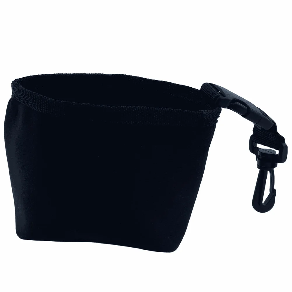 Portable Golf Accessory Cleaning Bag with Detachable Clip Golf Cleaning Bag Waterproof Liner Cleans Club Grooves Dry Exterior