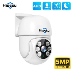 Hiseeu 5MP AHD PTZ Camera impermeabile sorveglianza di sicurezza domestica telecamere CCTV telecamere analogiche per visione notturna a infrarossi XMEye Pro