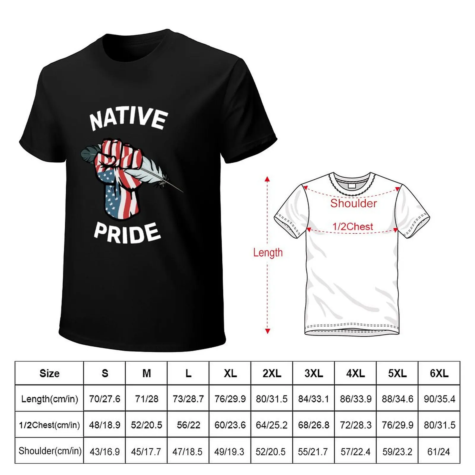 Native Pride T-Shirt t shirts for man cotton soft T-Shirt