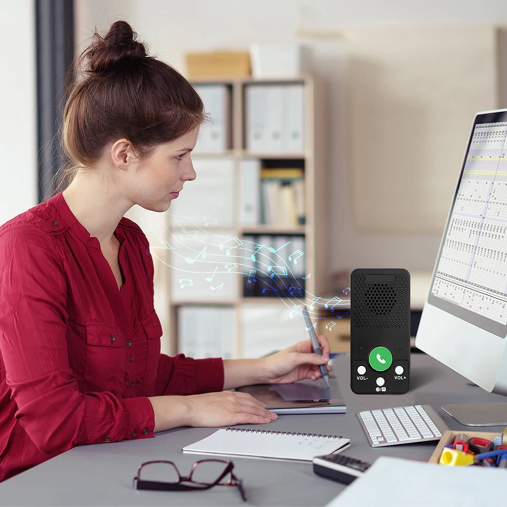 جرس الباب اللاسلكي بطارية قابلة للشحن حر اليدين كامل دوبلكس جرس الباب الداخلي مقاوم للماء شقة الاتصال الداخلي للمكتب المنزلي