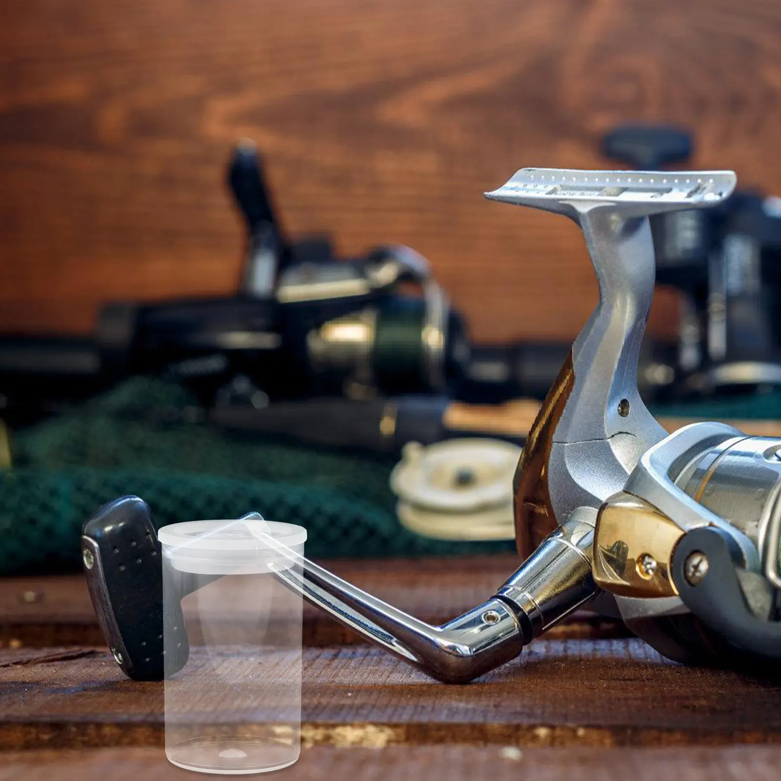 

50 шт. прозрачных пластиковых контейнеров для рыболовных снастей, круглые коробки для катушек, маленькие органайзеры для приманок, водонепроницаемые ящики для наживки, чехлы для снастей