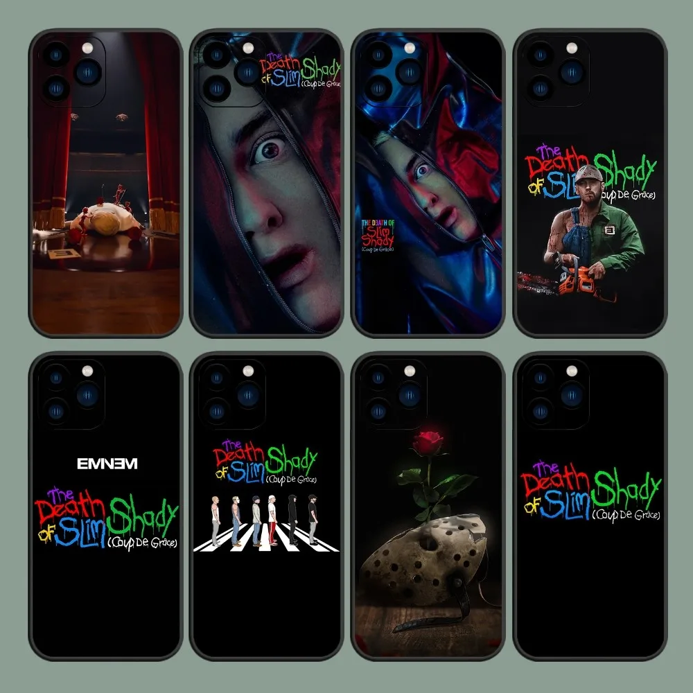 Rapper Eminem The Death of Slim Shady Phone Case For iPhone 8 11 12 13 14 15 Mini X XR XS PRO MAX Plus Cover