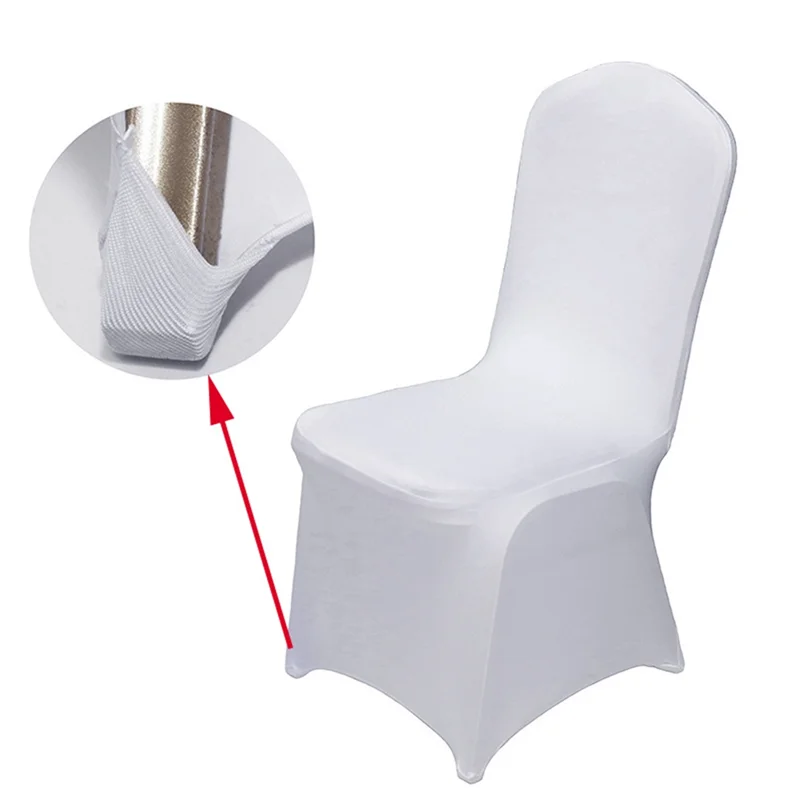 A73T NEW~10Pcs Chair Cover Stretch Slipcovers for Wedding Party, Dining Chair Decoration Covers