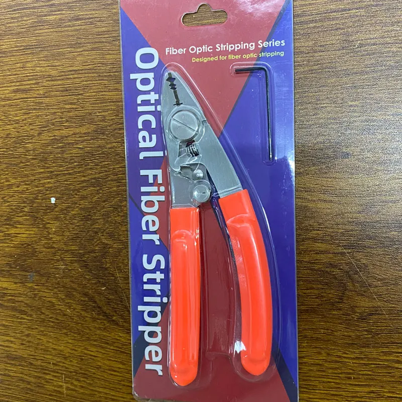 High Quality 4-in-1 Fiber Stripper Optical Fiber Stripper Multifunctional Stainless Steel FTTH Drop Cable Cutter 1 PCS
