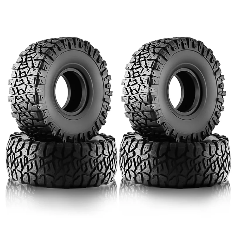 4Pcs 120Mm 1.9Inch Rubber Tire Wheel Tyre for 1/10 RC Crawler Car Traxxas TRX4 RC4WD D90 Axial SCX10 90046 II III